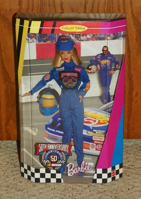 50th anniversary nascar barbie value